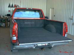 Chevy truck with Bed Rug bed liner