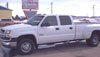 Chevy truck with Iron Cross step bars